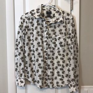Ann Taylor button down blouse
